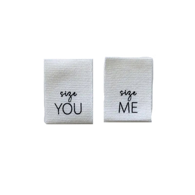 Cotton Luxe Labels - Size You/ Size Me
