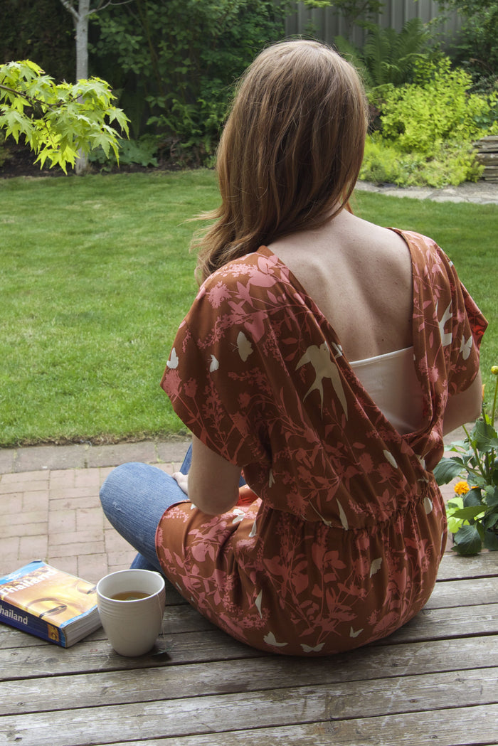 Bridgetown Backless Tunic with camisole - back view