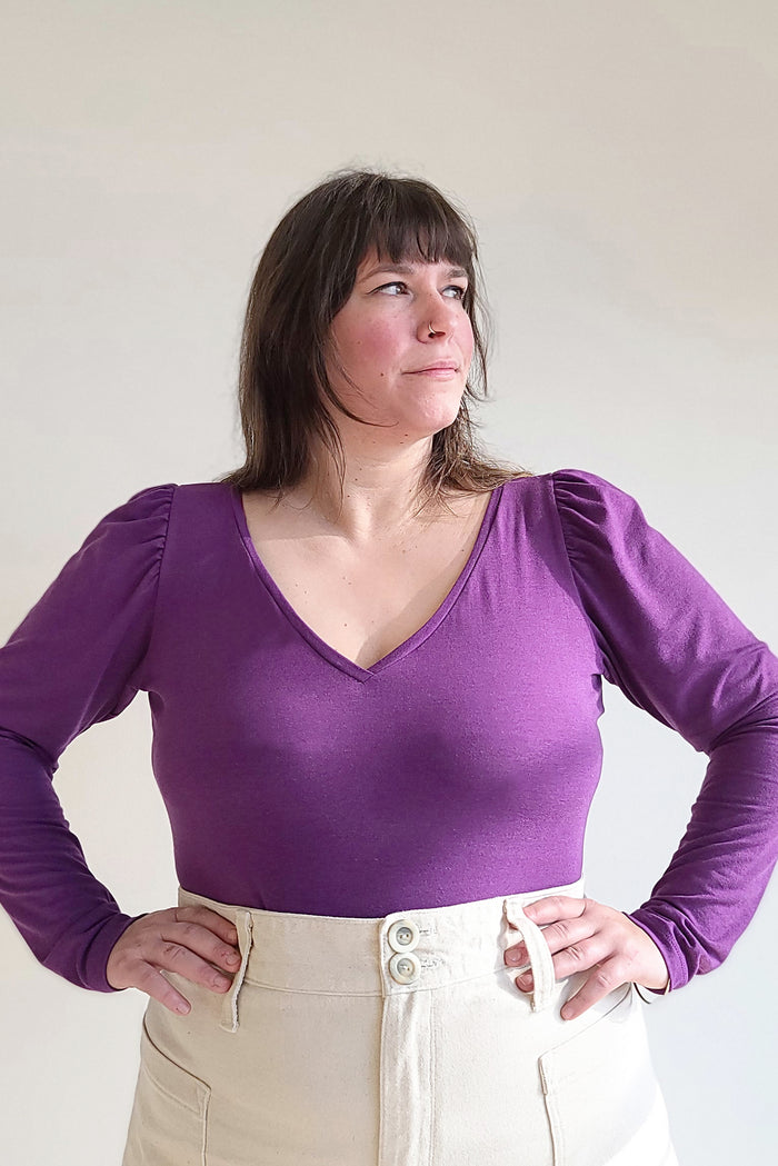 Classic Fit Ree Pattern Skyline Tee Curvy Fit Sewing Pattern (PDF) – Sew House Seven