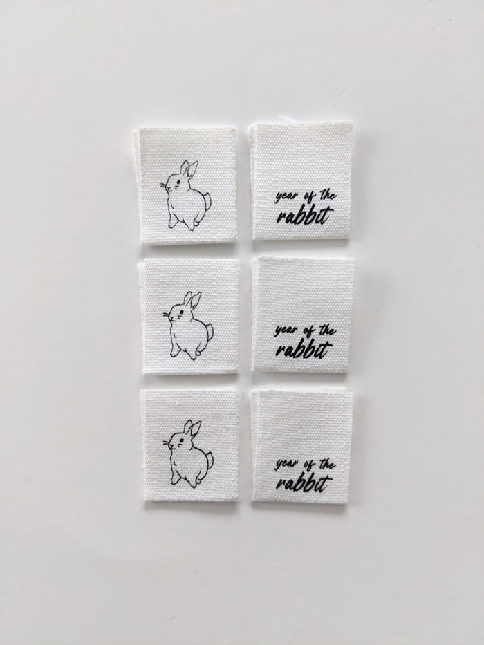 Cotton Luxe Labels - Year Of The Rabbit