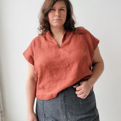 Revel Topper CURVY FIT Sewing Pattern (PDF)