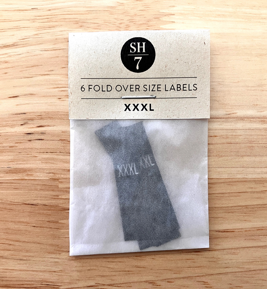 Size Labels - EXTRA EXTRA EXTRA LARGE (XXXL) - Black – Sew House Seven