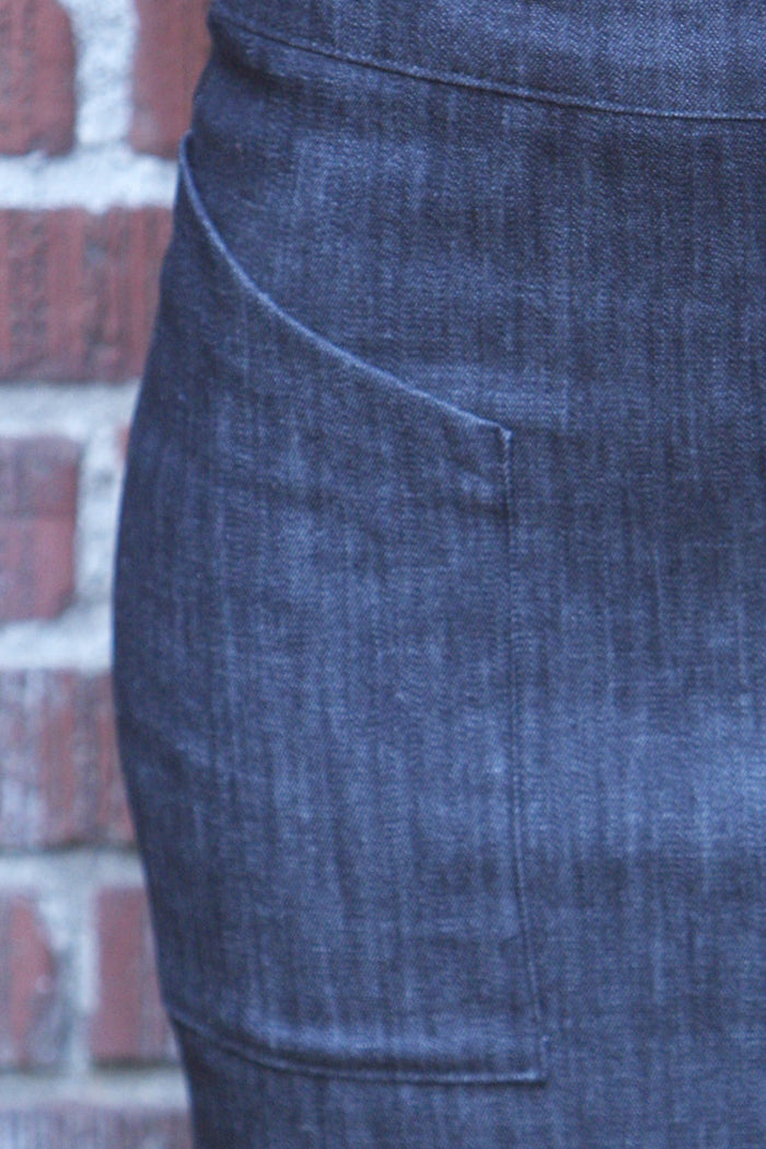 Alberta Street Pencil Skirt close up of pocket