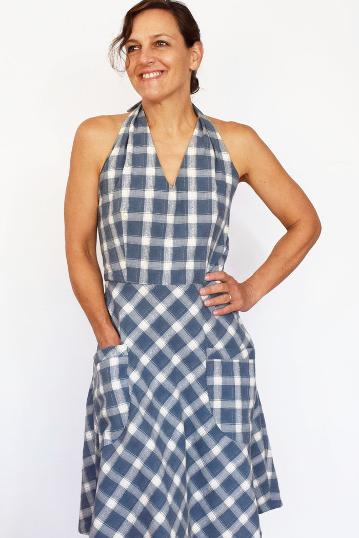 halter shift dress pattern Sintra Halter Top & Dress