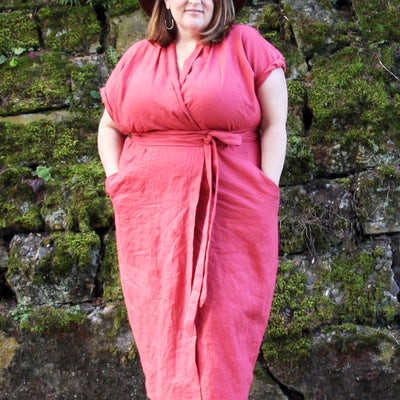 Wildwood Wrap Dress Curvy Fit Sewing Pattern (PDF)