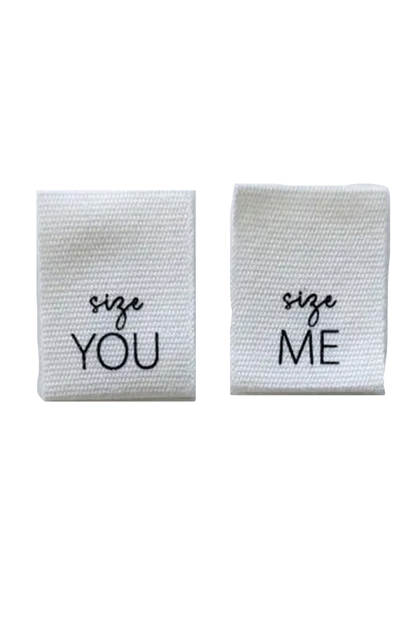 Cotton Luxe Labels - Size You/ Size Me