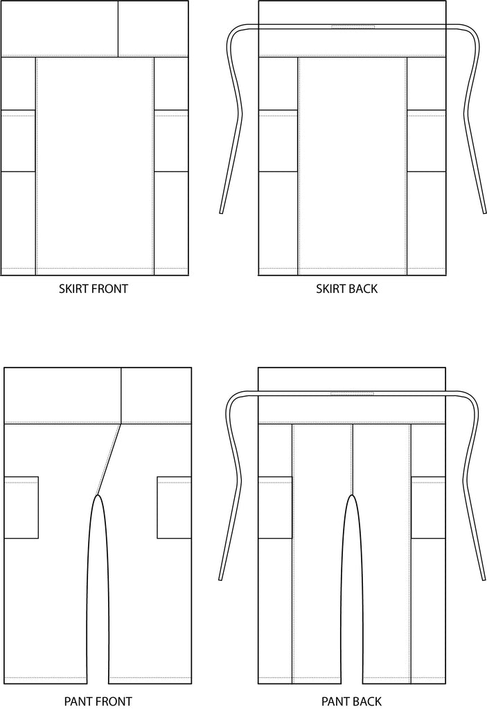 Nehalem Pant & Skirt Sewing Pattern (PDF) – Sew House Seven