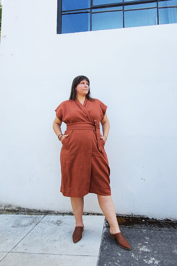 Wildwood Wrap Dress Curvy Fit Sewing Pattern (PDF) Sew House Seven Wildwood Wrap Dress Curvy Fit Sewing Pattern (PDF) Sew House Seven