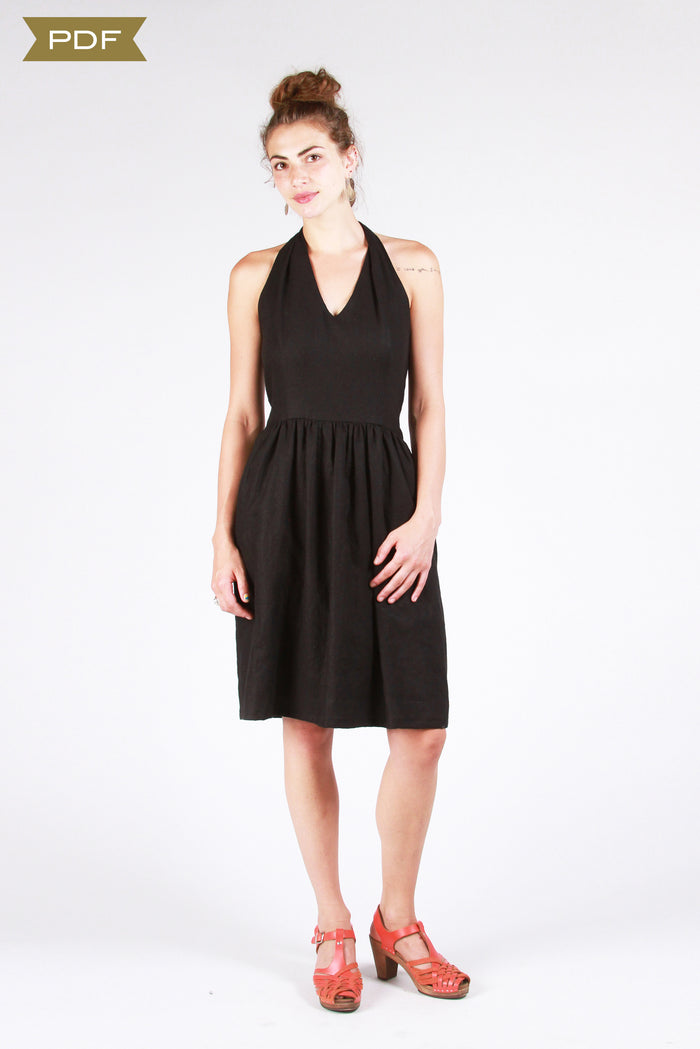 Rose City Halter Dress Sewing Pattern (PDF) Sew House Seven Rose City Halter Dress Sewing Pattern (PDF) Sew House Seven