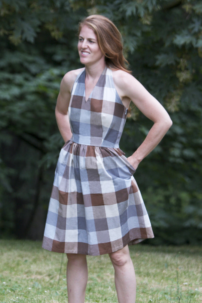 Rose City Halter Dress Sewing Pattern (PDF) – Sew House Seven