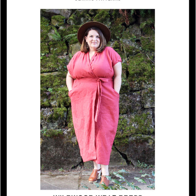 Wildwood Wrap Dress Curvy Fit Sewing Pattern (Printed)