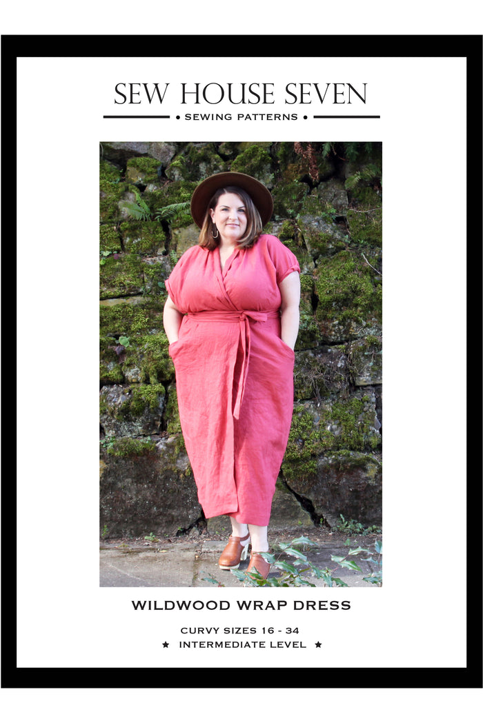 Wildwood Wrap Dress Curvy Fit Sewing Pattern (Printed) – Sew House Seven Wildwood Wrap Dress Curvy Fit Sewing Pattern (Printed) – Sew House Seven