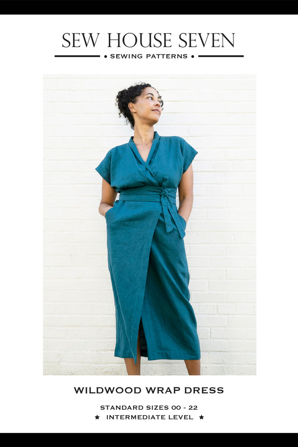 #135 Wildwood Wrap Dress Sewing Pattern (Sizes 00 - 22)