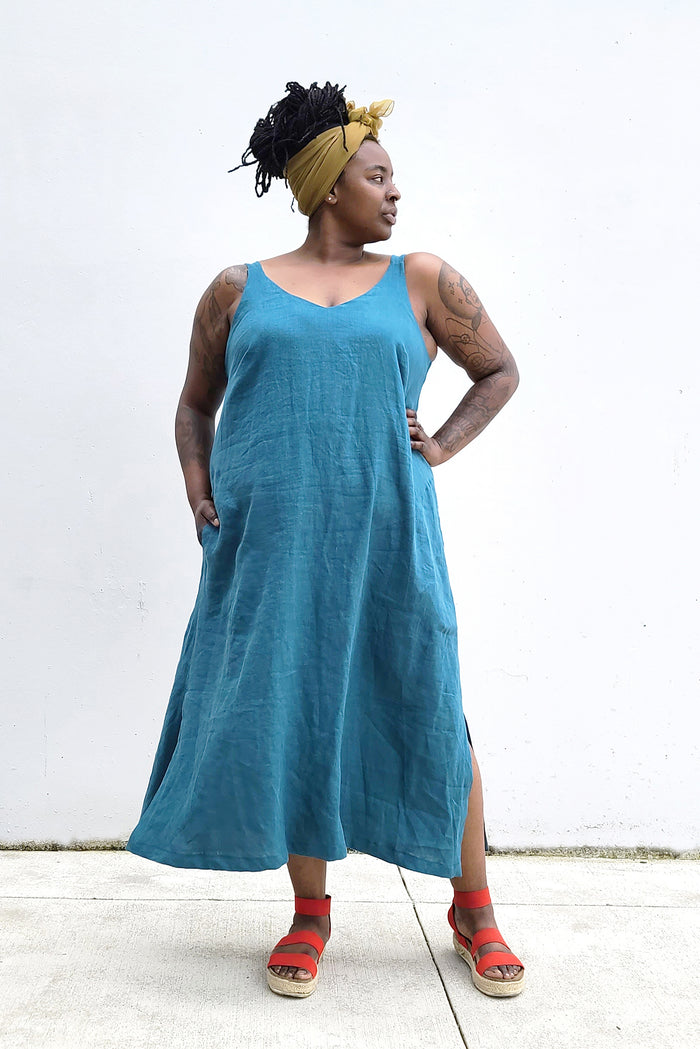 Sauvie Sundress Curvy Fit Sewing Pattern (PDF) Sew House Seven Sauvie Sundress Curvy Fit Sewing Pattern (PDF) Sew House Seven