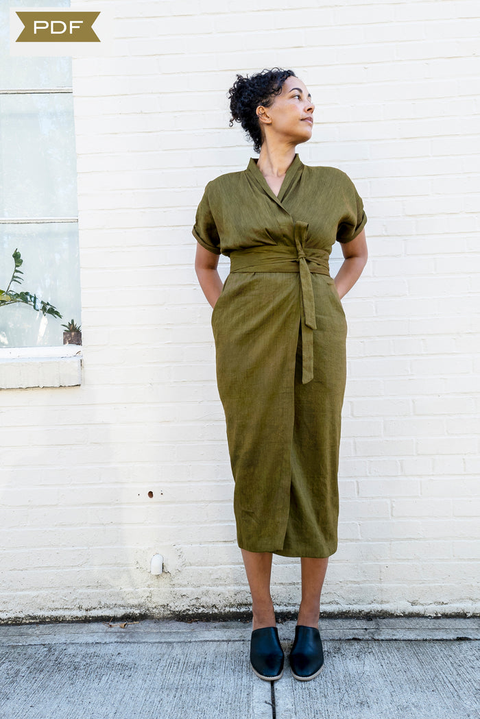 Wildwood Wrap Dress Sewing Pattern (PDF) Sew House Seven Wildwood Wrap Dress Sewing Pattern (PDF) Sew House Seven