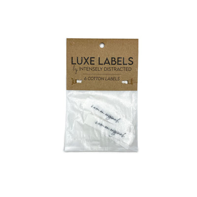 Cotton Luxe Labels- I am an Original