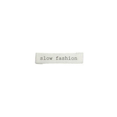 Cotton Luxe Labels- Slow Fashion