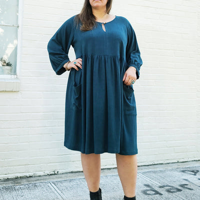 Romey Gathered Dress & Top Curvy Fit Sewing Pattern (Printed)