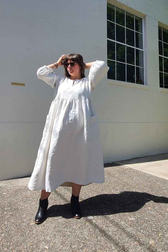 Romey Gathered Dress & Top Curvy Fit Sewing Pattern (Printed) Sew House Seven Romey Gathered Dress & Top Curvy Fit Sewing Pattern (Printed) Sew House Seven